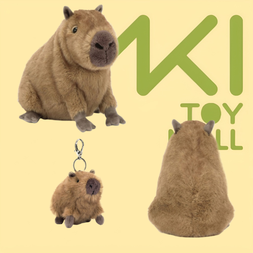 Jellycat 【ตัวแทนซื้อ】Clyde Capybara ตุ๊กตาปลอบใจ ของขวัญวันเกิด
