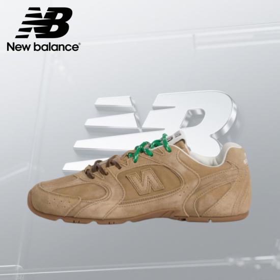 🧸ของแท้ 100 %🧸New Balance x  MIU MIU  5E165E_Z5O_F0379_F_D005 รองเท้าผ้าใบ