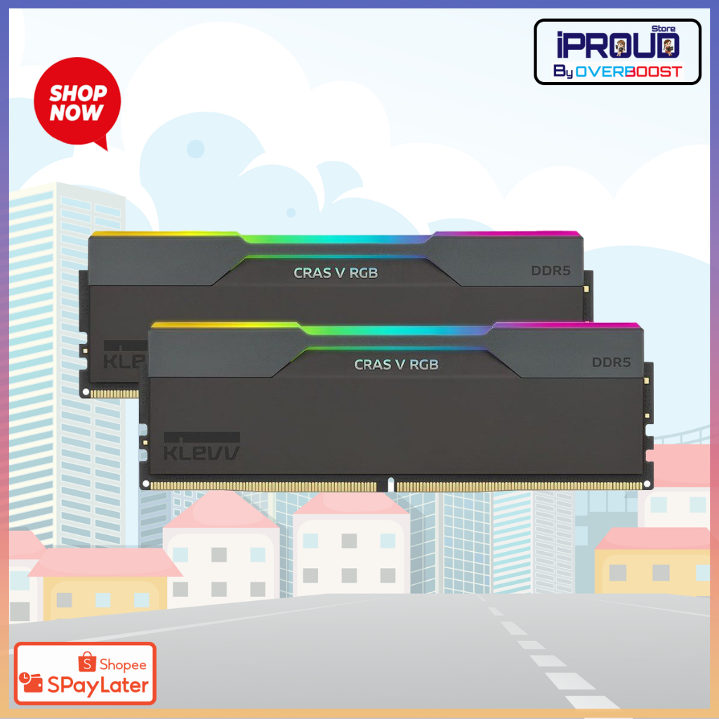 KLEVV CRAS V RGB DDR5 Gaming OC Memory - 48GB (24GBx2) 6000MHz CL30