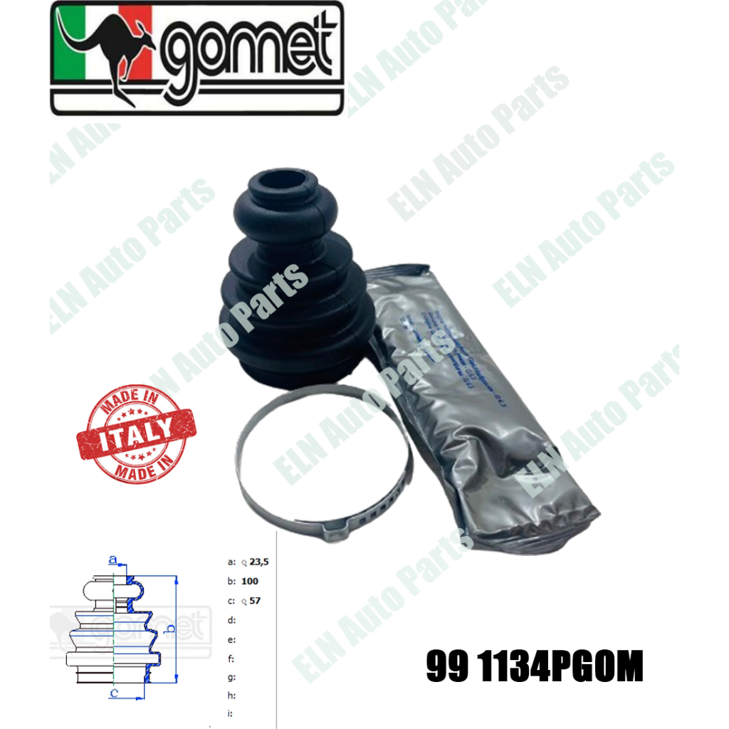 ยางหุ้มเพลา/ ยางกันฝุ่นเพลาใน AUDI TT 1.8i T20v 98/