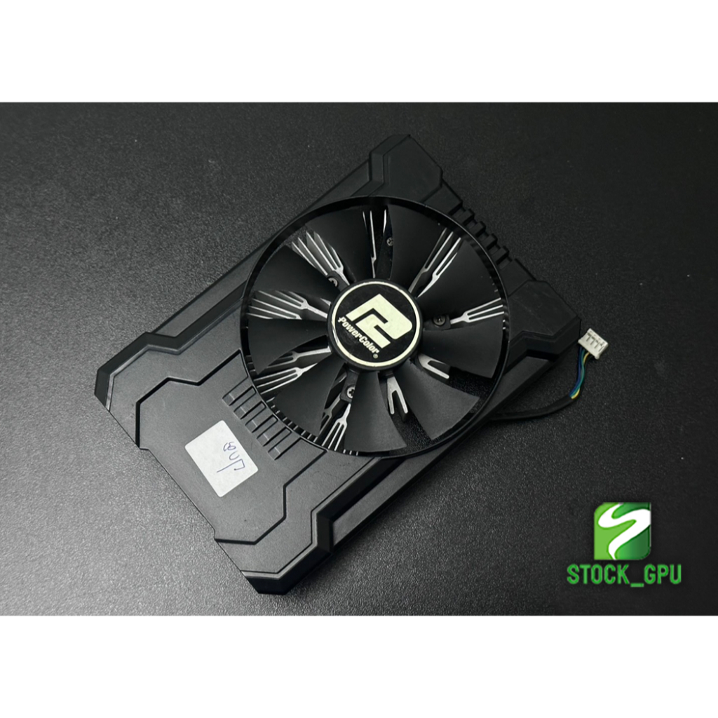 ชุดฮีตซิงค์การ์ดจอ Powercolor รุ่น red dragon rx550 rx560 (มือสอง พัดลดเดิม)