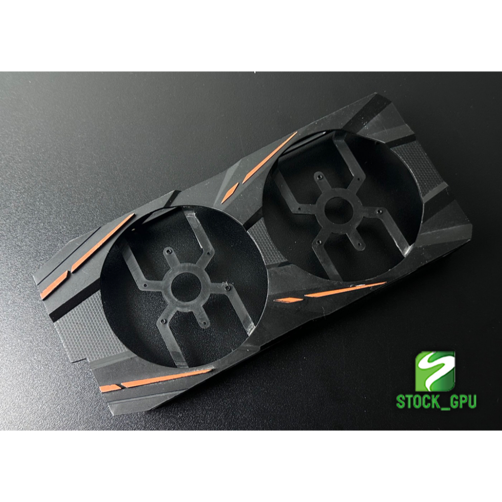 (อุปกรณ์เสริมการ์ดจอ) หน้ากากการ์ดจอ GIGABYTE ใช้กับ RX470 RX570 RX480 RX580 GAMING (มือสอง)