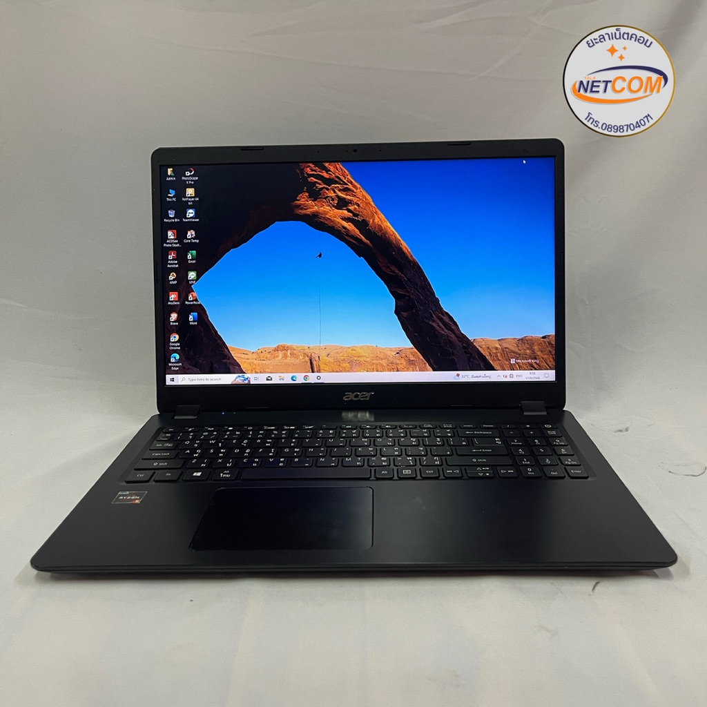 โน๊ตบุ๊คมือสองสภาพดี Acer Aspire 3 A315-R36P Ryzen 5 Ram 8GB แรงๆ