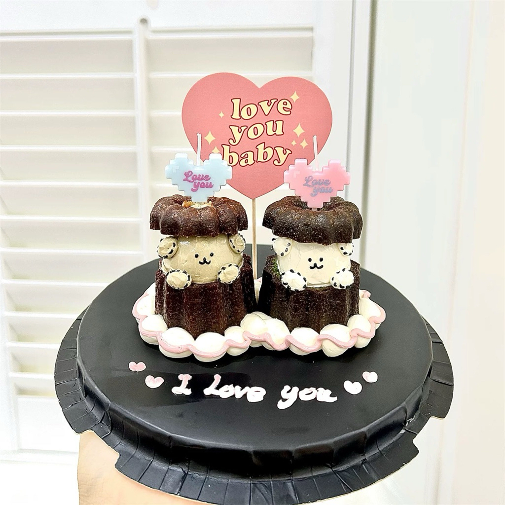 326  เทียน Happy birthday   เทียนวันเกิดหัวใจ   กล่องละ 3 ชิ้น ราคา ถูกที่สุด ดีลบีเคเค
