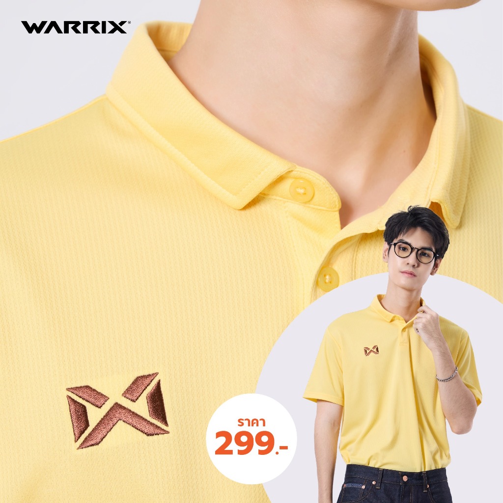 เสื้อโปโล WARRIX สีใหม่! วอริกซ์ 212PLACL30 รุ่น PIQUE POLO (มีหลายโพส) 2/2 - รูปที่ 2