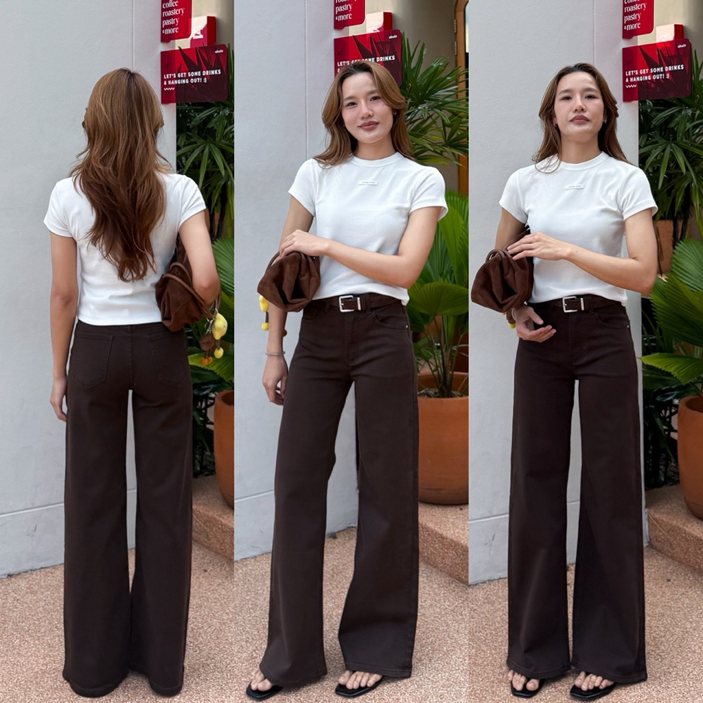 APPAREL.STORY - Luca Jeans ยีนส์กระบอกขาตรง เอวกลาง ทรงสวยพรางหุ่นดีมาก รูปที่ 4
