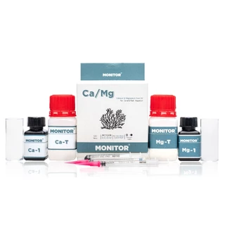 ชุดทดสอบแคลเซียมและแมกนีเซียม โมนิเตอร์ สำหรับปะการัง MONITOR Ca/Mg TEST KIT For Coral & Reef