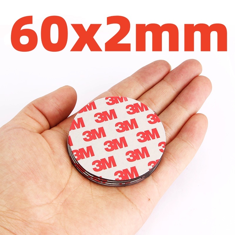 แผ่นแม่เหล็กอ่อน เสริมแถบกาวในตัว 3M แบบกลม แข็งแรงกาวหลังยางกลม แม่เหล็ก แม่เหล็กติดตู้เย็นอุปกรณ์ ( 1 ชุด 5 ชิ้น ) - รูปที่ 6