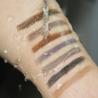 【10 แท่ง】ดินสอเขียนคิ้ว 2 in 1 แบบหมุนอัตโนมัติ พร้อมแปรง สีชัด ติดทนนาน กันน้ำกันเหงื่อ ดินสอเขียนคิ้ว 2 หัว
