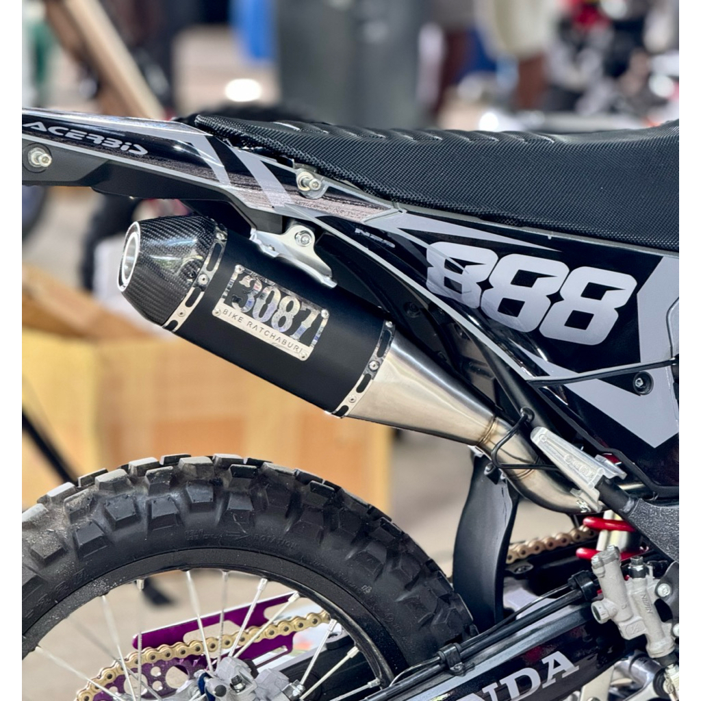 ท่อร้าน 3087 bike ใส่ตรงรุ่น crf250l crf250rally crf300l crf300rally