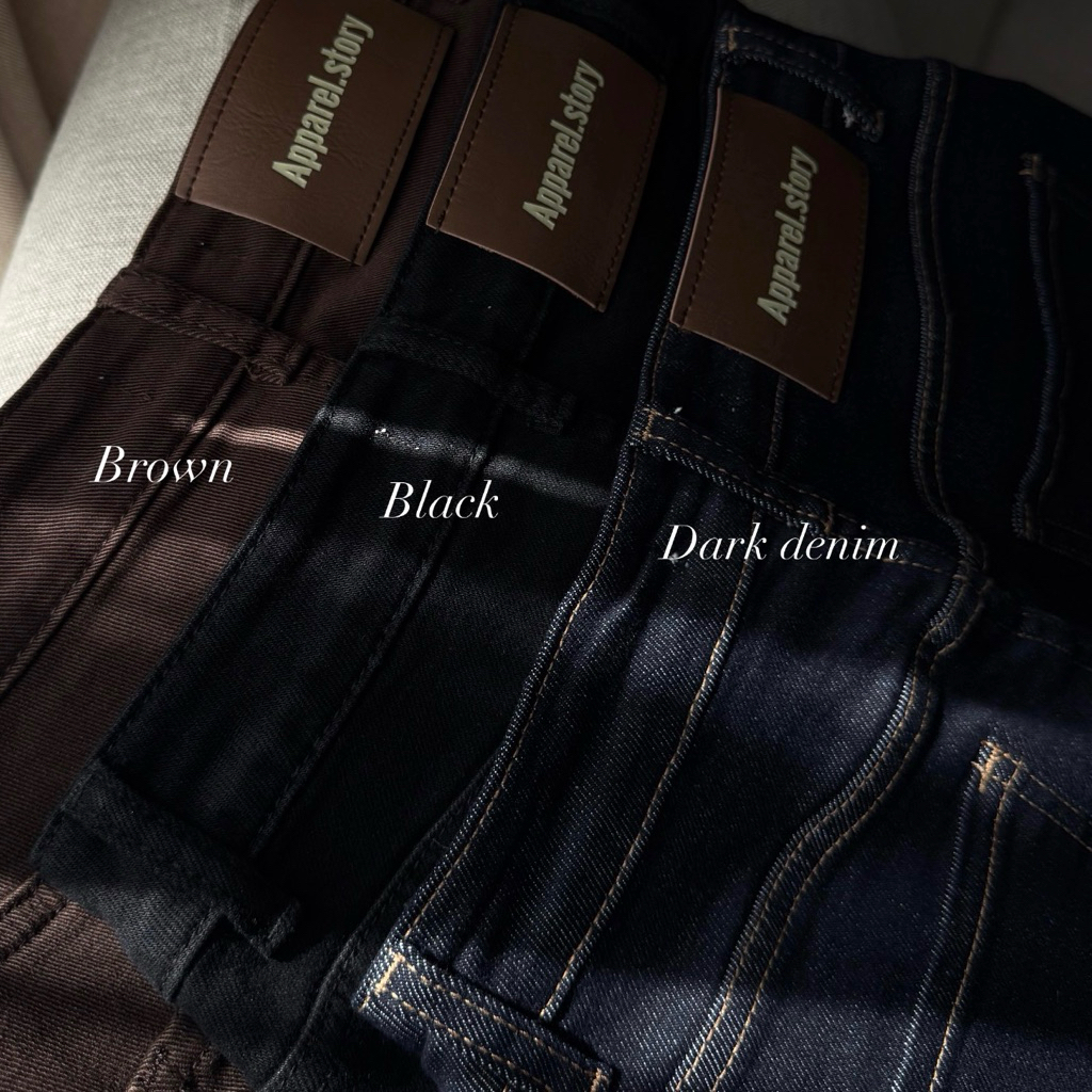 APPAREL.STORY - Luca Jeans ยีนส์กระบอกขาตรง เอวกลาง ทรงสวยพรางหุ่นดีมาก รูปที่ 7