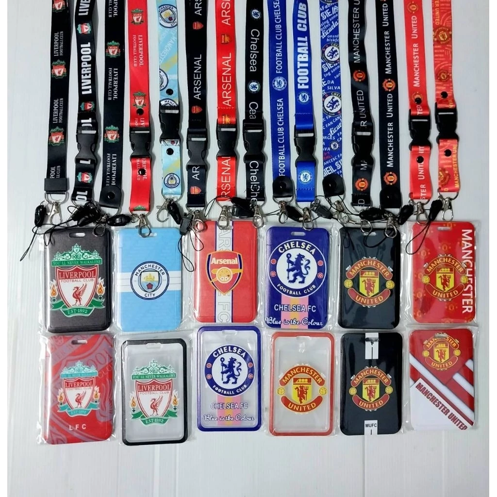 ชุดห้อยบัตร สินค้ามี 3 ตัวเลือกนะครับ ลายสโมสรฟุตบอล สายห้อยมือถือ ที่ใส่บัตร²