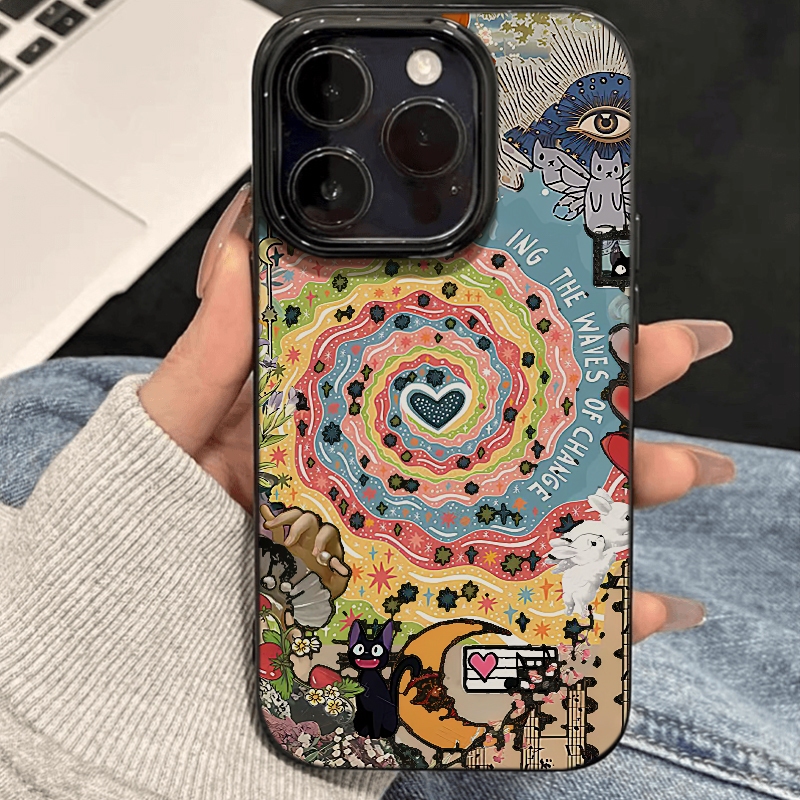 เคส For iPhone 12 13 14 15 16 Pro MAX 7 8 14 15 Plus X XR XS MAX SE ไอโฟน11 เคสโทรศัพท์มือถือแฟชั่นการ์ตูนอนิเมะสุดหรู ราคา ถูกที่สุด ดีลบีเคเค แกลเลอรีภาพที่ 5