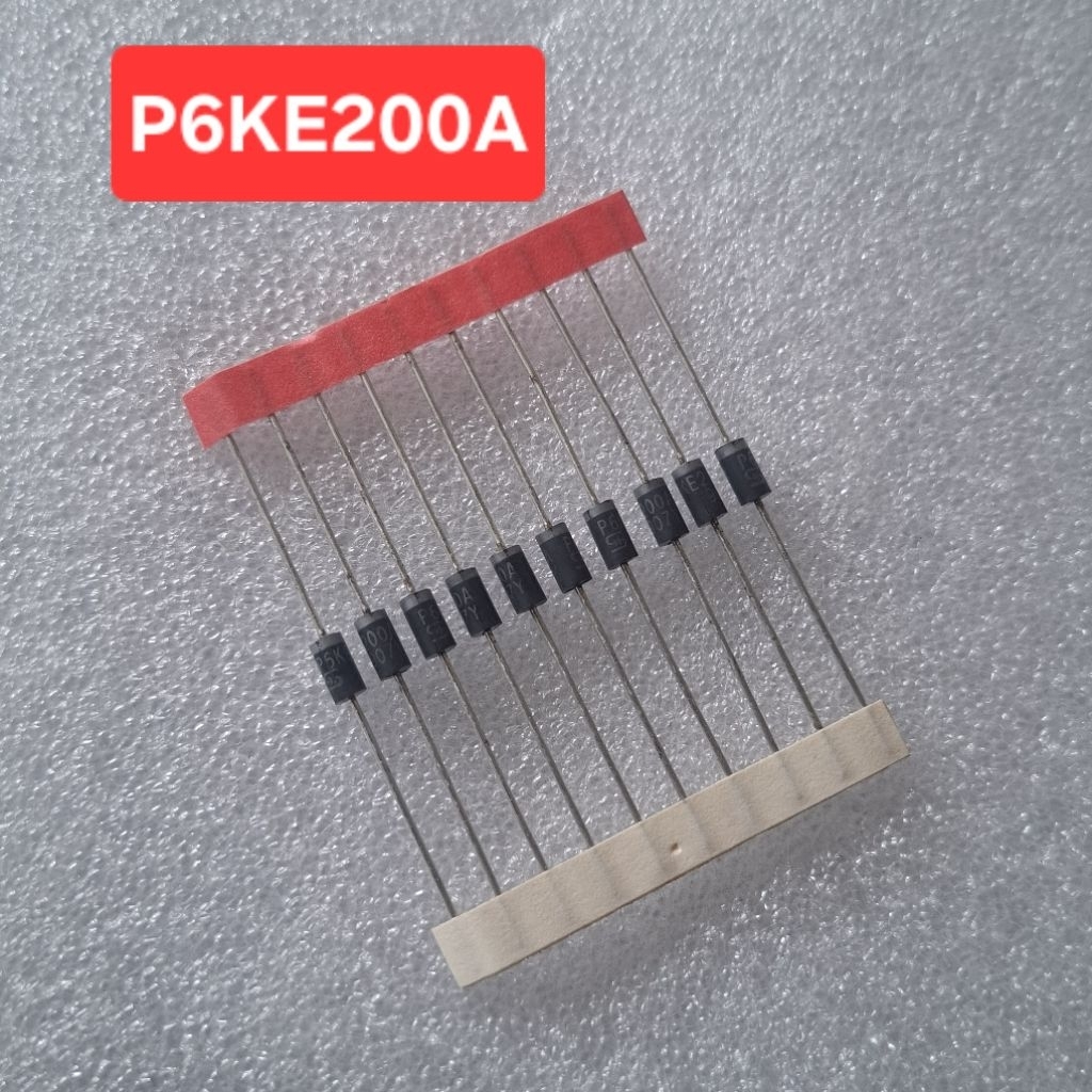 P6KE200A TVS Diode แบบ 1ทาง 600Watt/200Volt (ห่อละ10ตัว)(ราคาห่อละ)