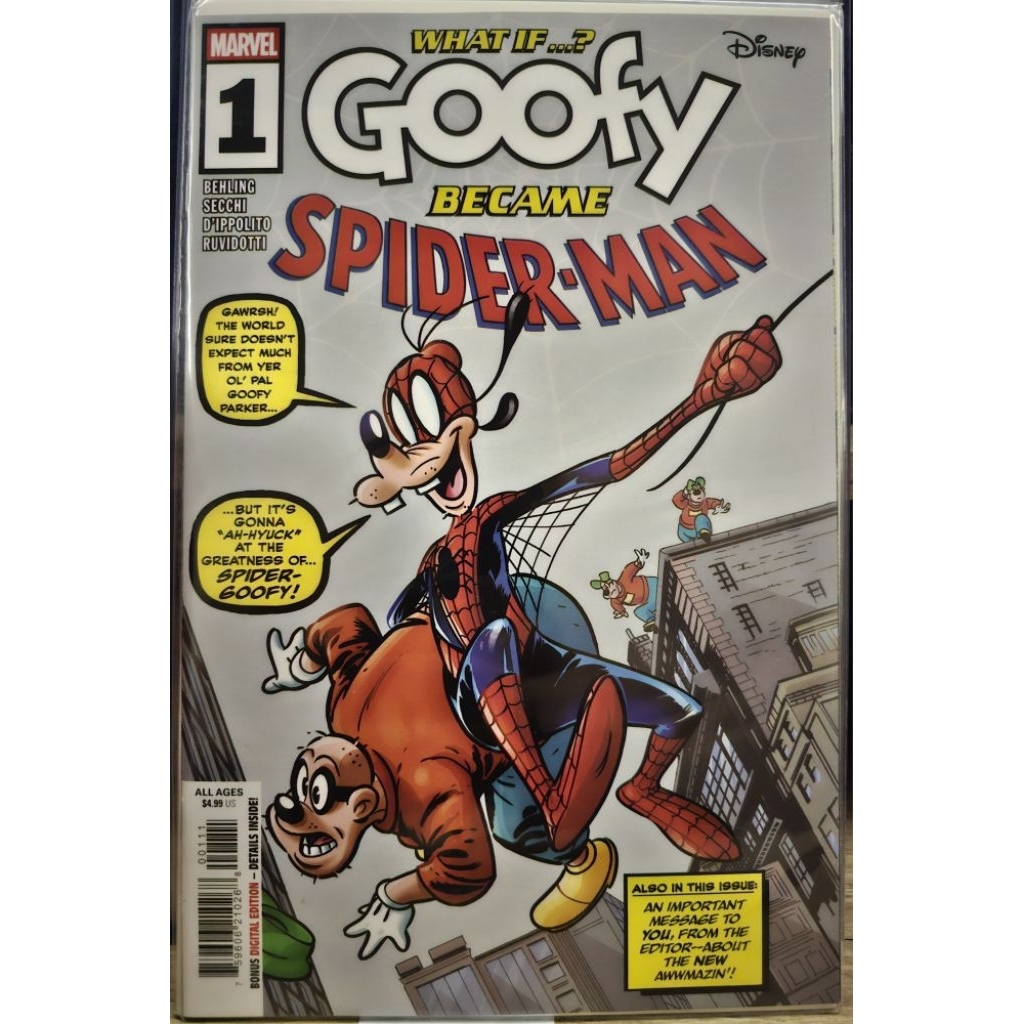What If…? Goofy Became Spider-Man #1 (Marvel x Disney)