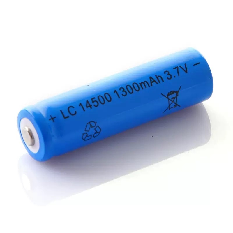 ถ่านชาร์จ AA 14500 3.7V 1300 mAh พร้อมส่ง ราคาสุดคุ้ม แบตเตอรี่ลิเธียมไอออนแบบชาร์จไฟได้ 4ก้อน ราคา ถูกที่สุด ดีลบีเคเค แกลเลอรีภาพที่ 8