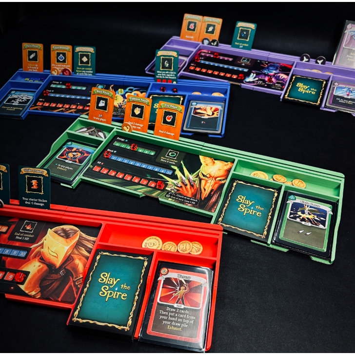 [Plastic] Slay the Spire Board Game: Player Board - ชุดบอร์ดผู้เล่นสำหรับบอร์ดเกม (Sleeved Cards) - รูปที่ 2