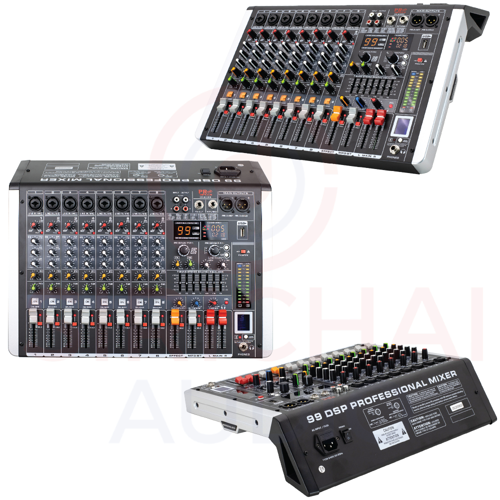 mixer PROPLUS CR800FX เอฟเฟคแท้ บลูทูธ มิกเซอร์ โปรพลัส 8ช่อง