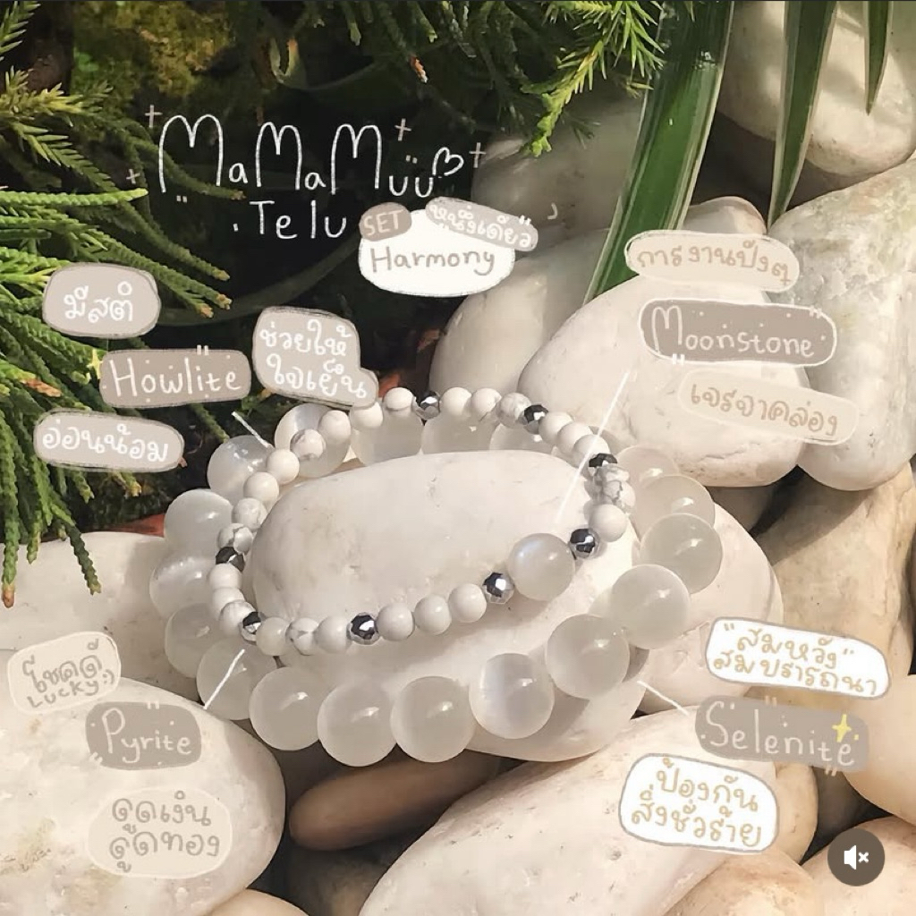 Magic Stone Howlite&Selenite