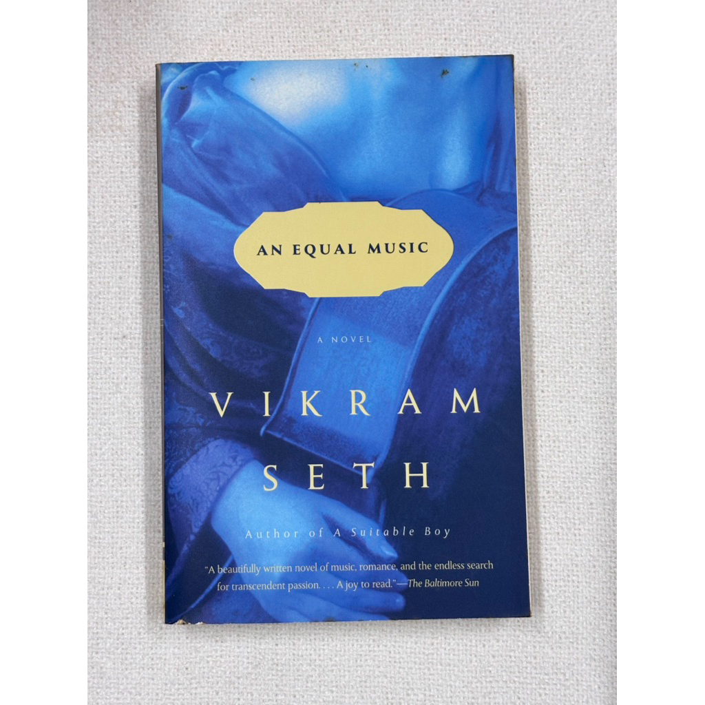 หนังสือ An equal music-Vikram Seth Author of A Suitable Boy Vintage International หนังสือมือสอง