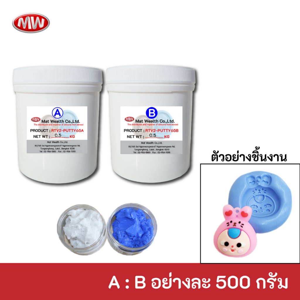 ยางซิลิโคนพุตตี้ สำหรับปั๊มลาย