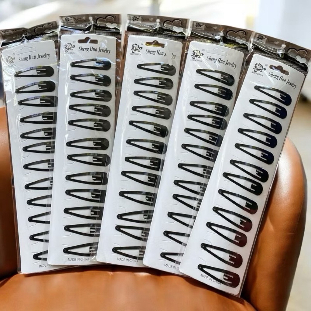 🌷ยกโหล🌷 12 แผง กิ๊บแปะขนาดกลาง 12015