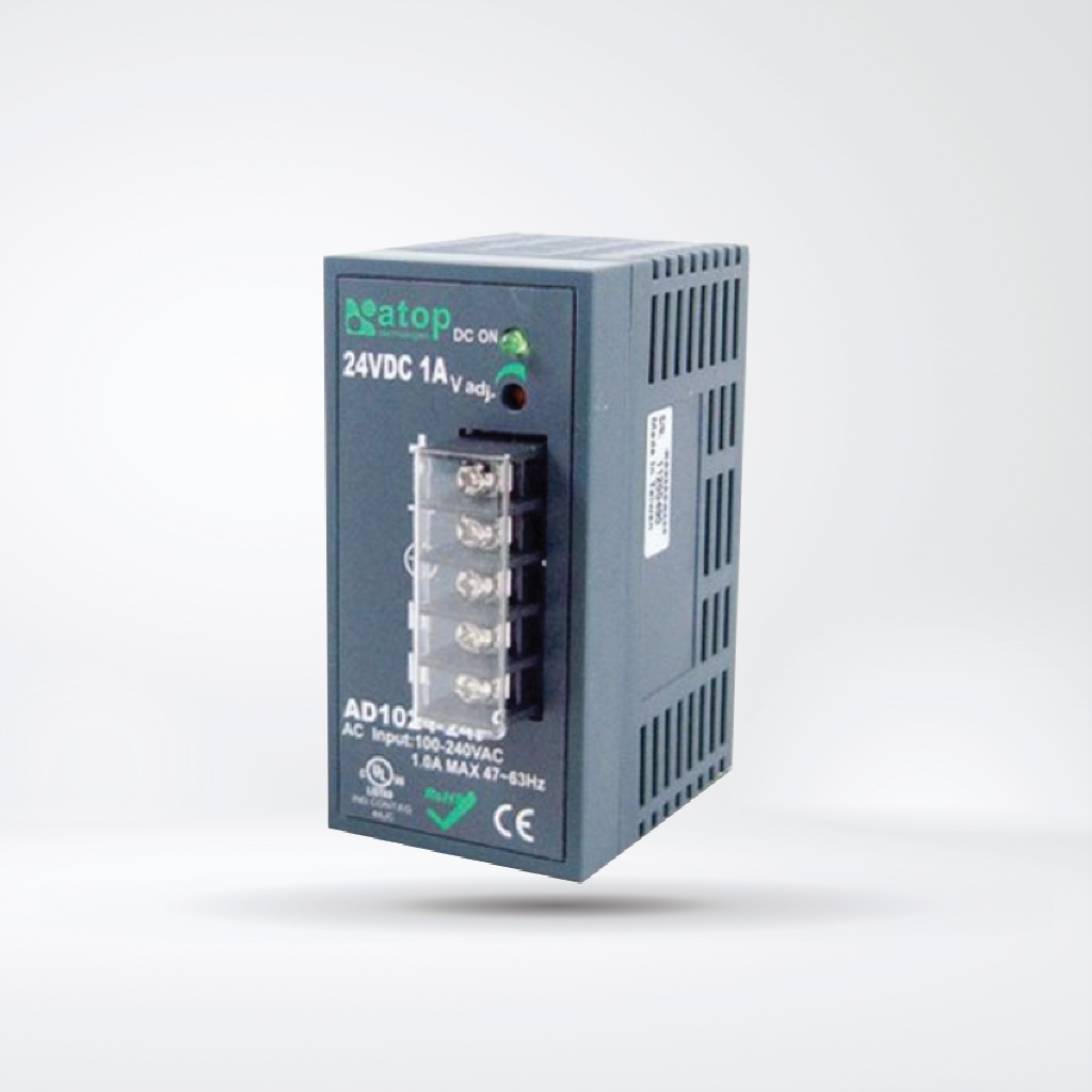Atop AD1024-24F 24W/1A - 24 VDC DIN-Rail Power Supply