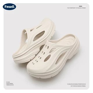 Tawii. รองเท้าแตะ รองเท้าแบบสวม รองเท้าหัวโต รองเท้าแตะมีรู UNISEX รองเท้าแตะลําลอง มี 3 สี
