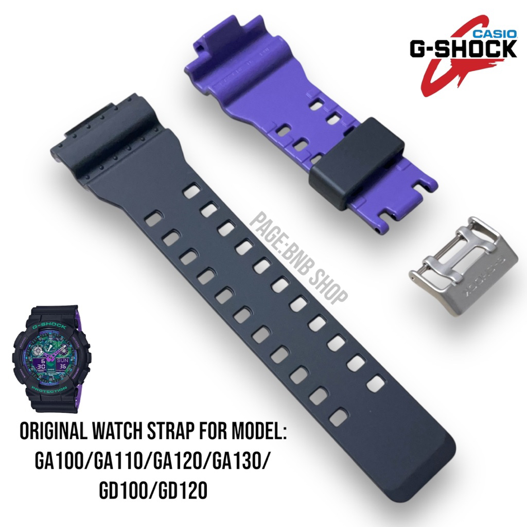 (แถมไขควง‼️)สายนาฬิกา G-SHOCK รุ่น ga100,ga110,ga120,ga130,gd100,gd120 ของแท้100%