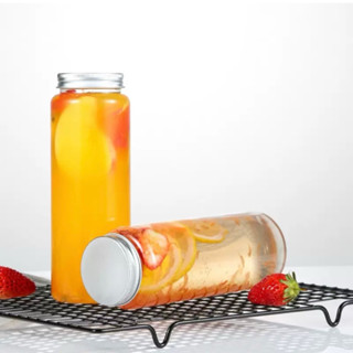 [พรัอมส่ง] ยกลัง 50 ชุด ขวดพลาสติกใส PET ขวดกลม ทรงกระบอก 50…