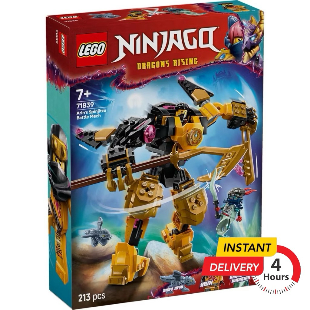 (พร้อมส่งด่วนภายในวันได้) Lego Ninjago 71839 Arin's Spinjitzu Battle Mech