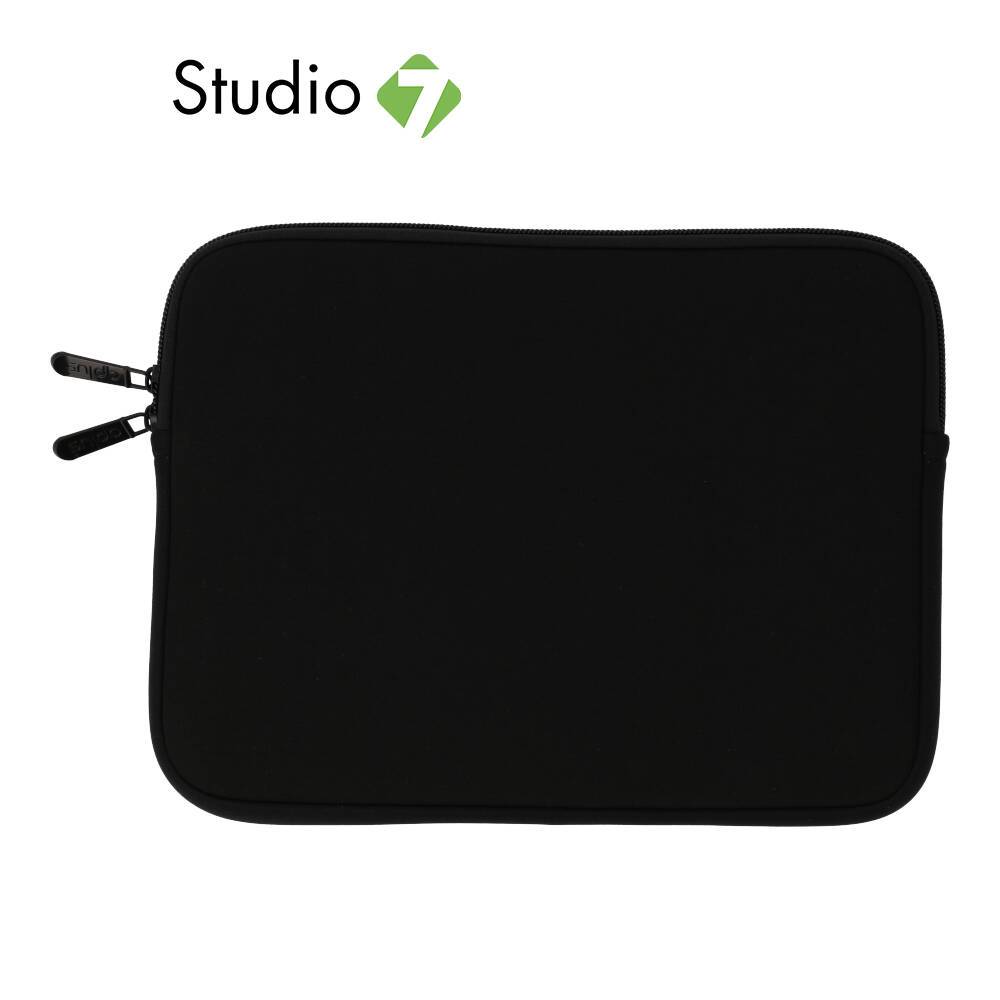 ซองใส่โน๊ตบุ๊ค QPLUS SoftPuff Black by Studio 7