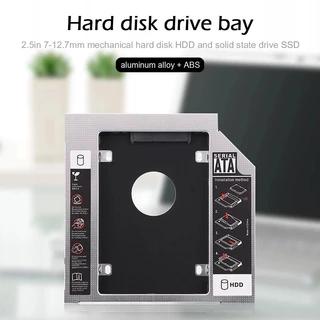 ถาดแปลงใส่HDD SSD ในช่องDVD/CD Notebook 9.0mm/9.5mm/12.7mm Universal SATA 2nd HDD SSD Hard Drive Caddy