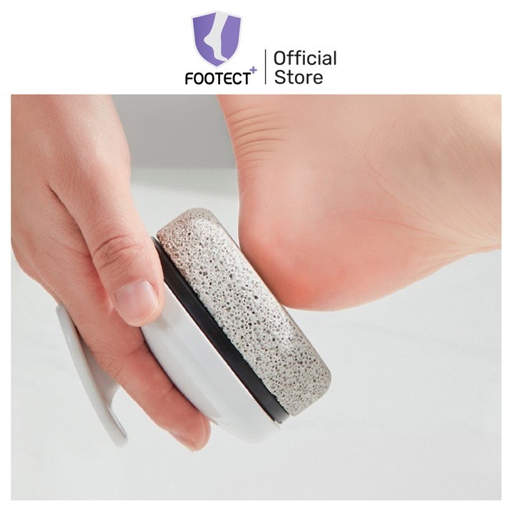 FOOTECT ผู้ติดตามใหม่ลด10% CTN442 หินขัดเท้า หินขัดส้นเท้า หินภูเขาไฟ ขัดตัว เนื้อละเอียด ไม่บาดผิว SET2