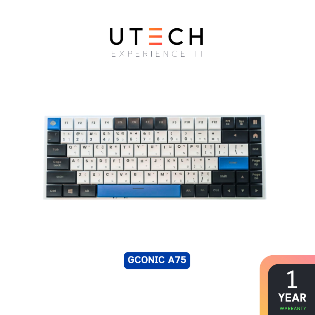 คีย์บอร์ด Gconic A75 Low-Profile Keyboard by UTECH