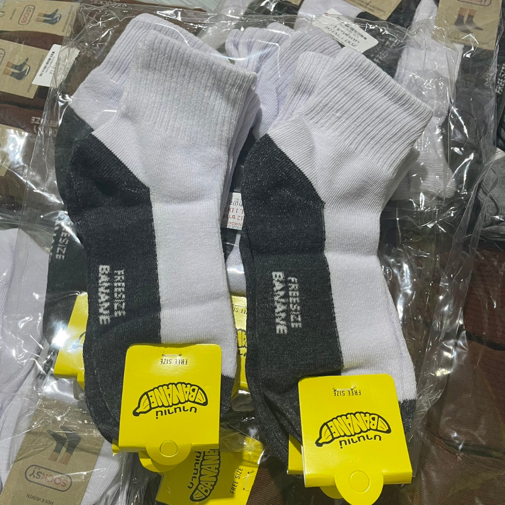 ถุงเท้านักเรียน 12คู่ ถุงเท้าเนื้อผ้าดีใส่สบาย ข้อกลาง สินค้าไทย - รูปที่ 6