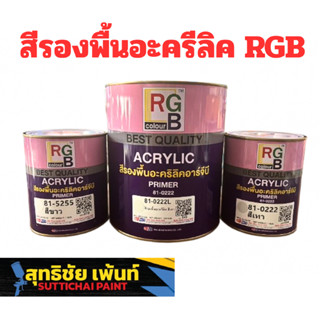 สีรองพื้นอะคริลิค RGB (Acrylic Primer) สำหรับงานสีรถยนต์ เกา…