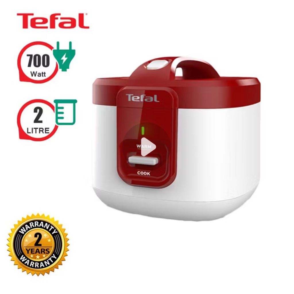 Tefal หม้อหุงข้าว EVERFORCE RICE COOKER รุ่น rk362 RK3625  ความจุ 2 ลิตร (รับประกัน 2 ปี )พร้อมส่ง