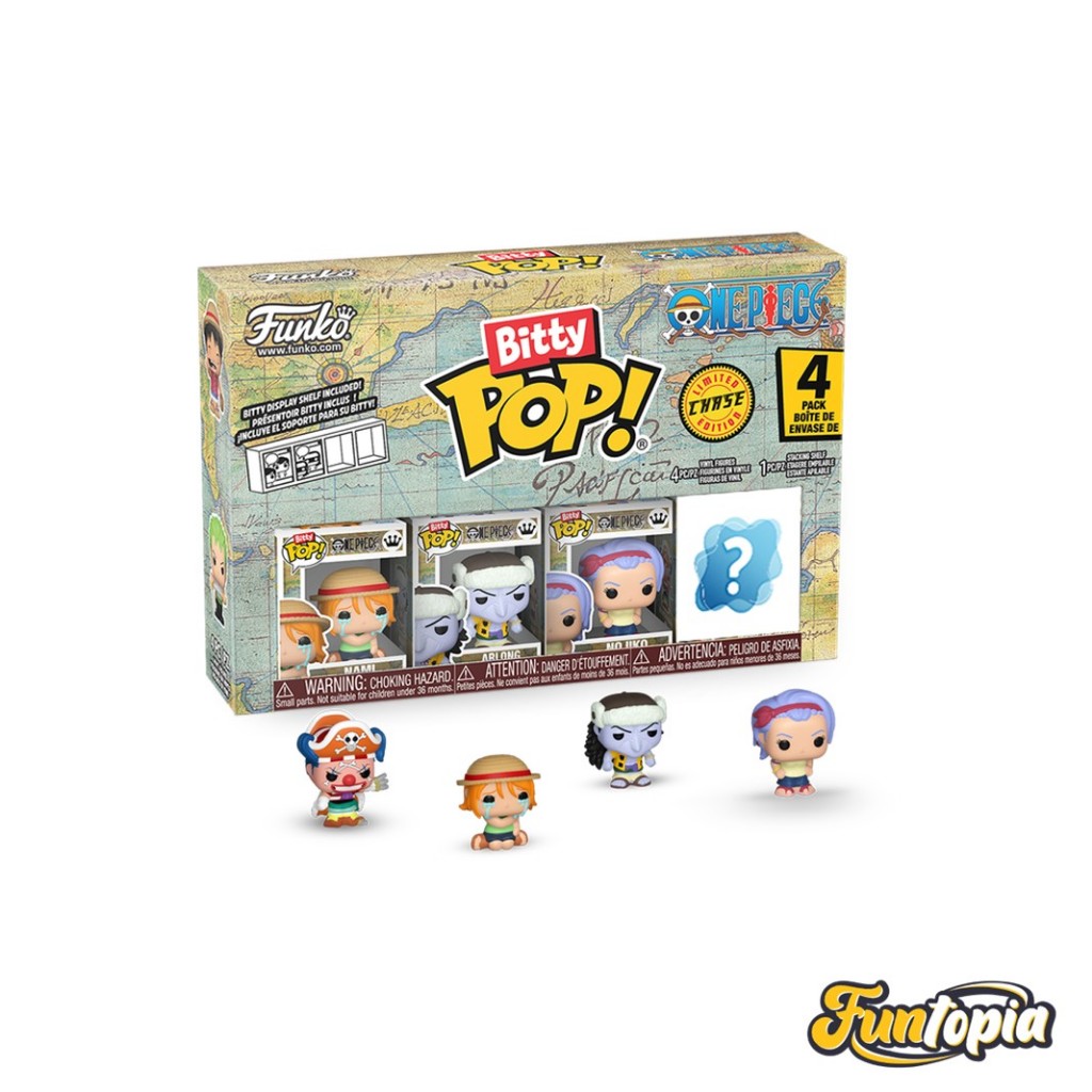 Funko Bitty POP! (86893) - Nami, Arlong, Nojiko Bitty POP!: One Piece (Pack 4)
