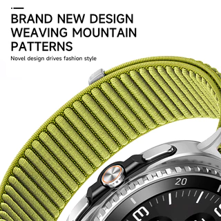 สายไนลอนสำหรับ Samsung Galaxy Watch 8 9 44/40mm Breathable Strap For Watch 8 Classic สร้อยข้อมือ Correa อย่างเป็นทางการ