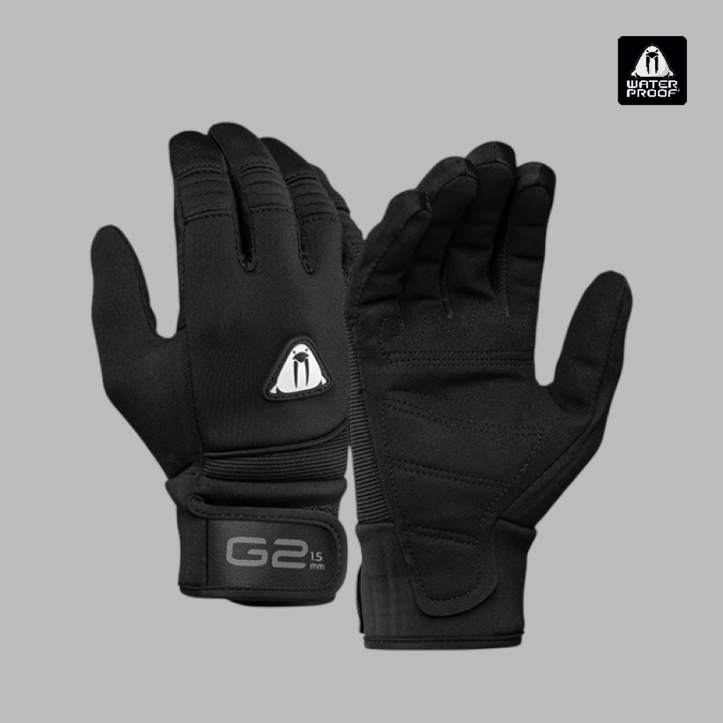 Waterproof Gloves G2 Five Fingers 1.5mm (ถุงมือดำน้ำที่ให้ความกระชับ ปกป้องจากการบาดเจ็บจากการสัมผัสวัตถุอันได้อย่างดี)