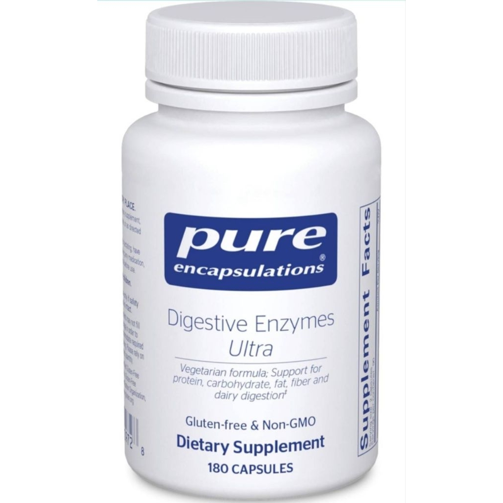 ✨️พร้อมส่ง✨️Pure Digestive Enzymes Ultra, 180 Capsules