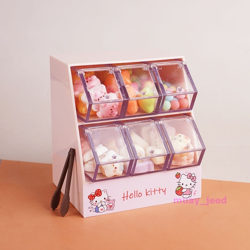 A73 ของเล่นตุ๊กตา ตู้ใส่ลูกกวาด ตู้ใส่ขนม ชั้นวางของ dollhouse