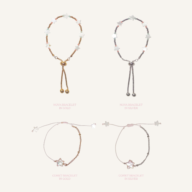 nice try studio - BlinkBlink Collection กำไลข้อมือไข่มุก ปรับไซส์ได้ กันน้ำ กันเหงื่อ