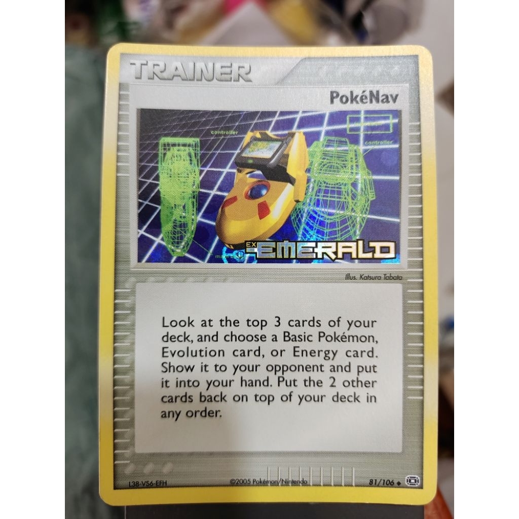 PokeNav - 81/106 - Pokemon Ex Emerald Reverse Holo Rare NM