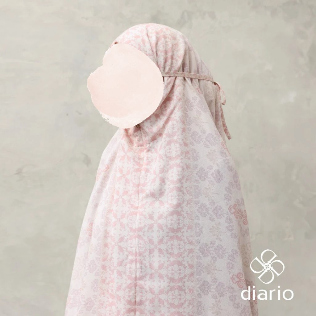 [พร้อมส่ง] diario - Petal Pink ผ้าละหมาดพกพา (ขายดีที่สุด) ผ้านุ่มพริ้ว ใส่สบาย