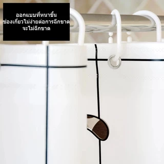 ม่านห้องน้ํากันเชื้อรา ผ้าม่านกันน้ำ PEVA ม่านพลาสติก 80*180/150*180/200* 200CMมี3ลายให้เลือก