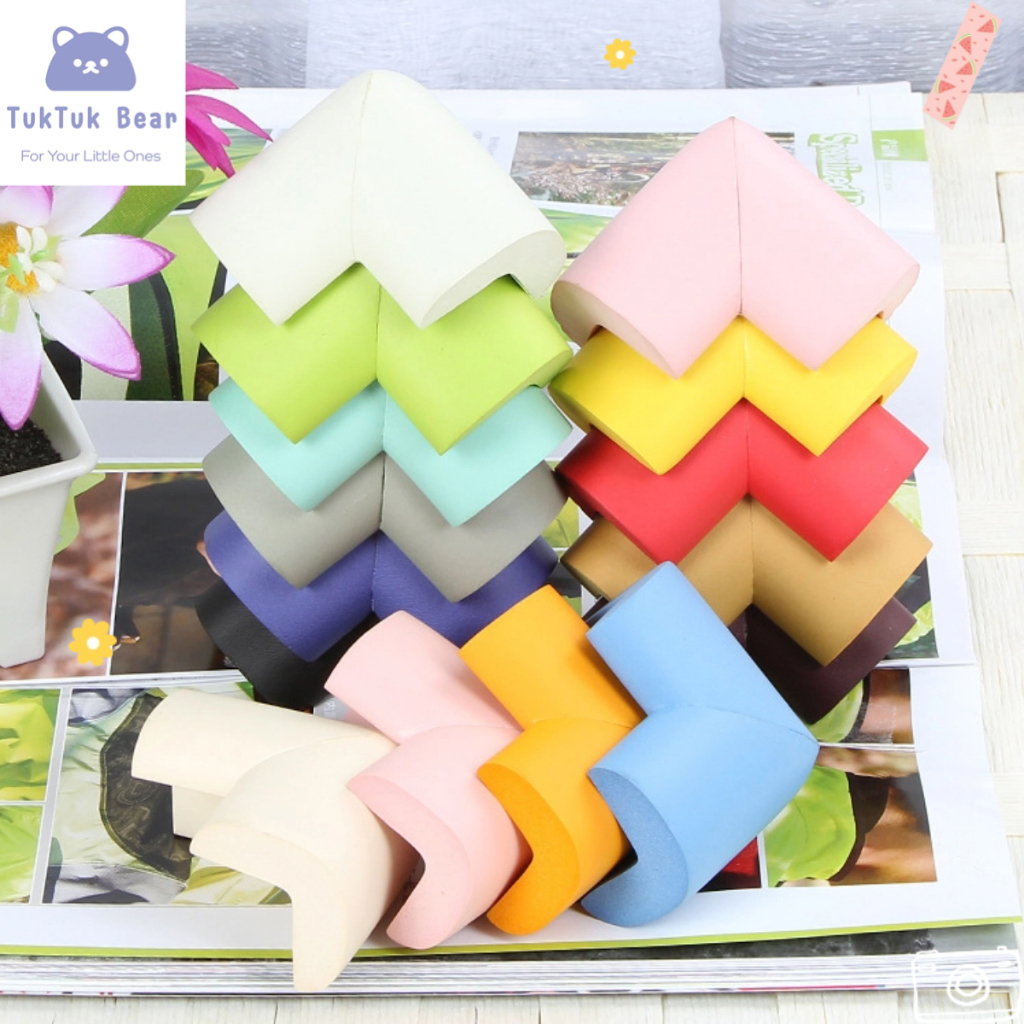 แผ่นกันกระแทกมุมโต๊ะ โฟมกันกระแทก สำหรับเด็ก 1 ชิ้น