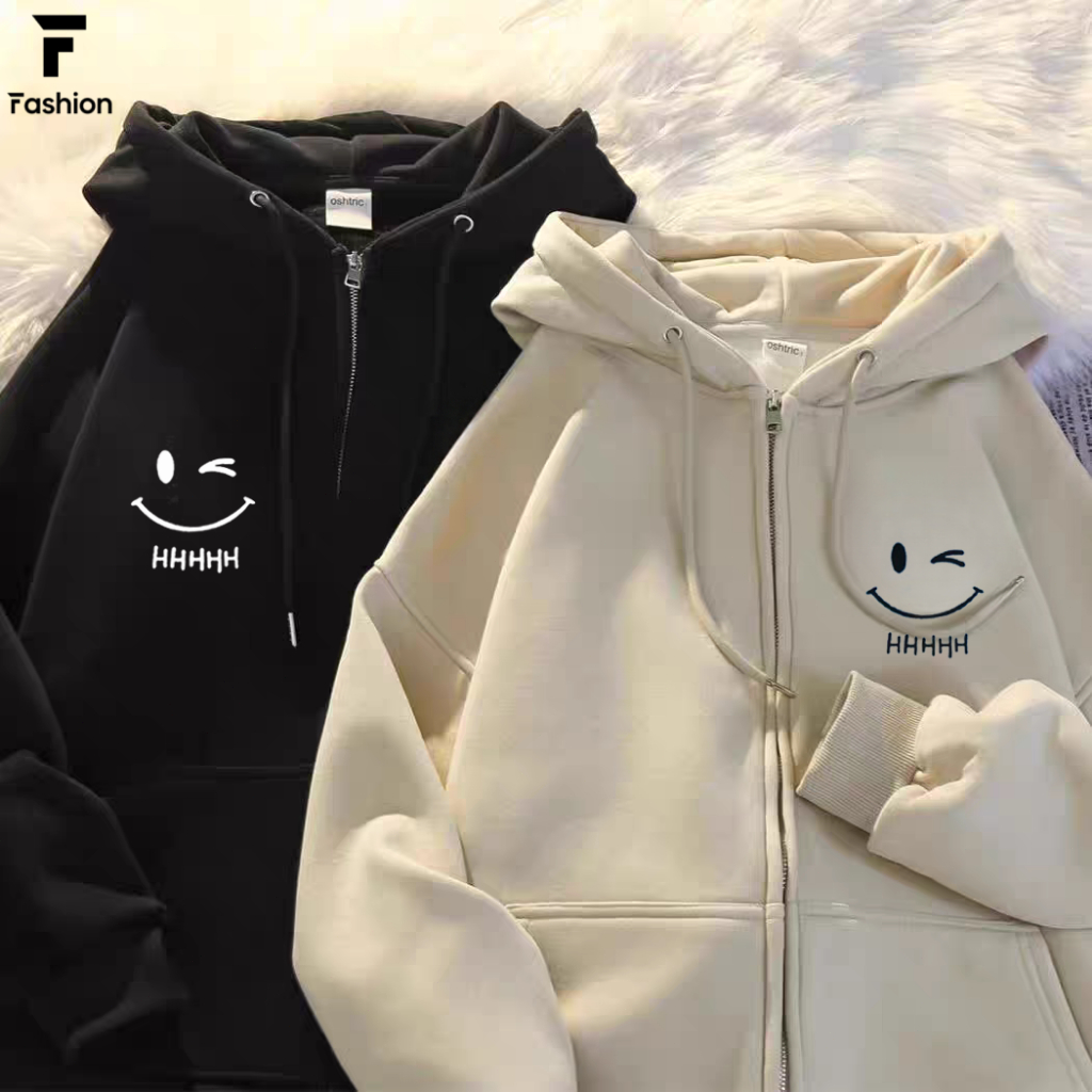 แจ๊กเก็ต เสื้อเชิ้ตแขนยาวพร้อมฮู้ด สไตล์สปอร์ต เสื้อฮู้ดมีซิป เสื้อกันหนาว แจ็คเก็ตคู่