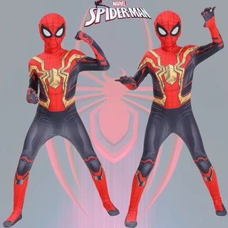 ชุดสไปเดอร์แมน เด็กและผู้ใหญ่ spiderman ชุดซุปเปอร์ฮีโร่ ชุดแฟนซี ซูเปอร์ฮีโร่ เสื้อผ้าเด็ก